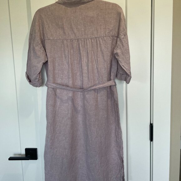 Tahari 100% Linen Dress - Picture 2 of 4